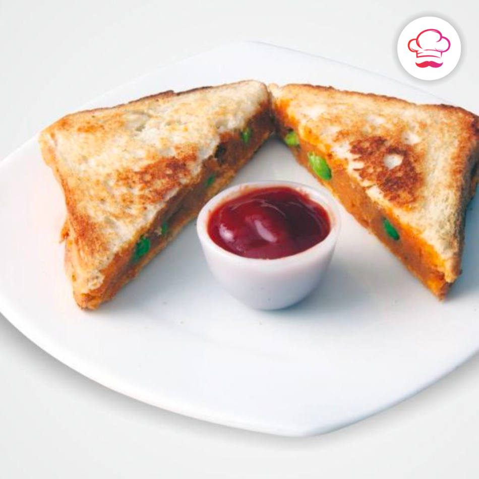 WeDesi Special Paneer Club Sandwich (Grilled)