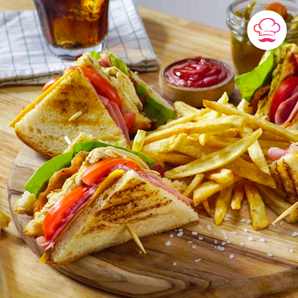 WeDesi Special Potato Club Sandwich (Grilled)